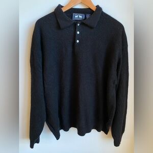 100% Cashmere Woods & Gray Pullover Polo Collar Jumper Sweater Soft 2X Men’s